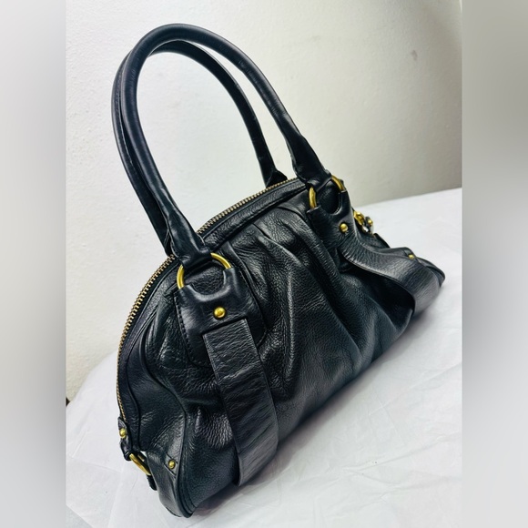 Banana Republic Black Leather Satchel - Picture 4 of 7